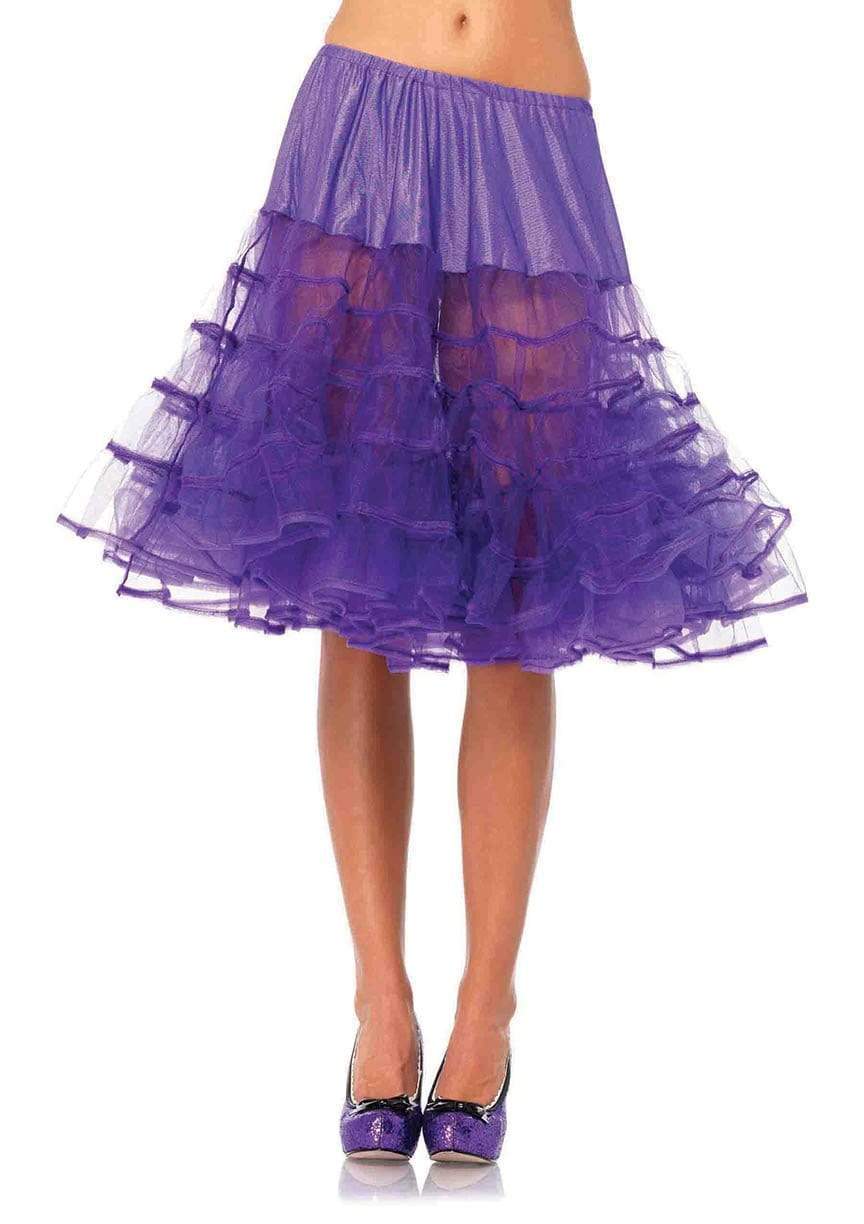 Leg Avenue Knee Length Layered Petticoat Costume Skirt