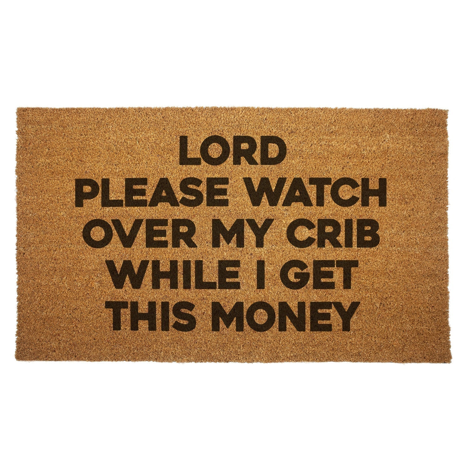 Original Underground Lord Please Watch Over My Crib Door Mat