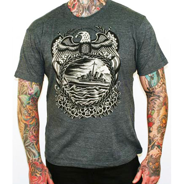 Black Market Art Battleship Nautical Tee