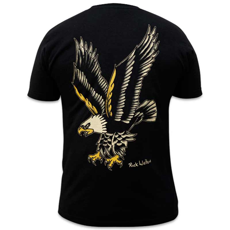 Black Market Art Flying Eagle Rick Walters Tee