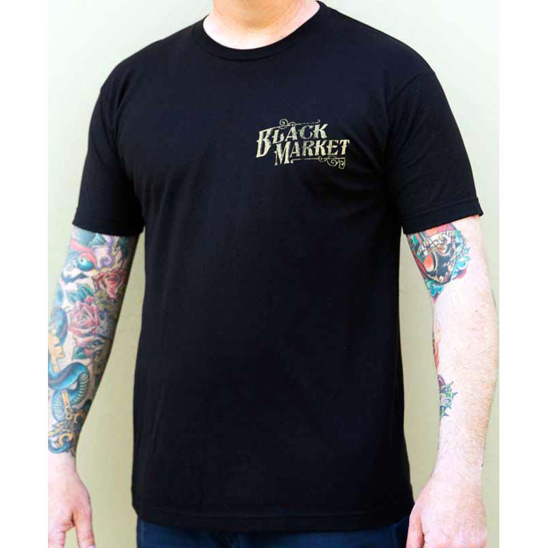 Black Market Art Flying Eagle Rick Walters Tee