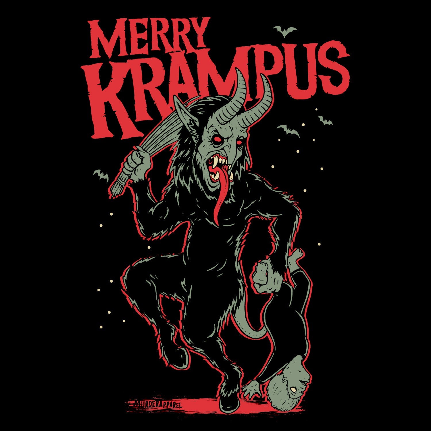 Murder Apparel Merry Krampus T-Shirt