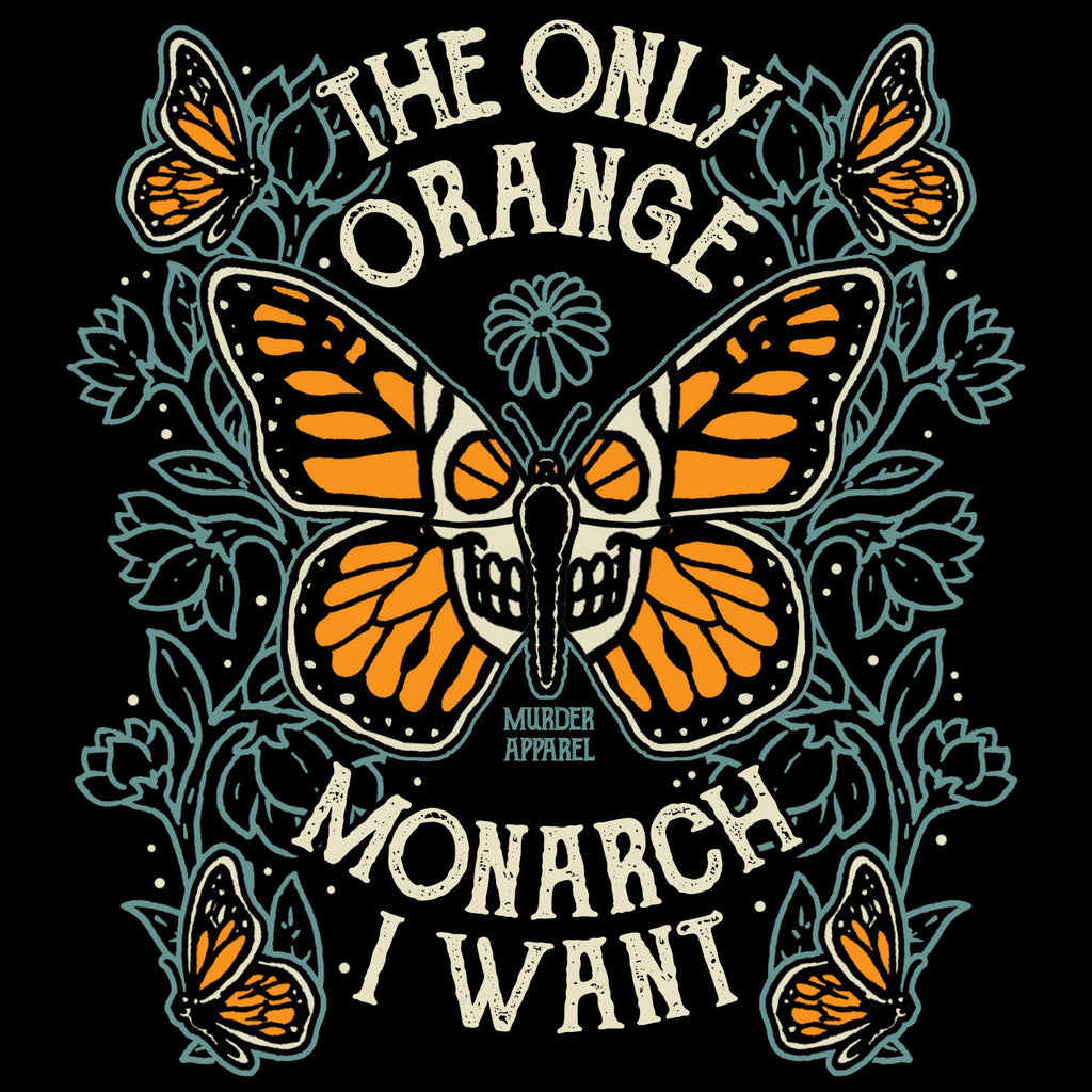 Murder Apparel Orange Monarch T-shirt