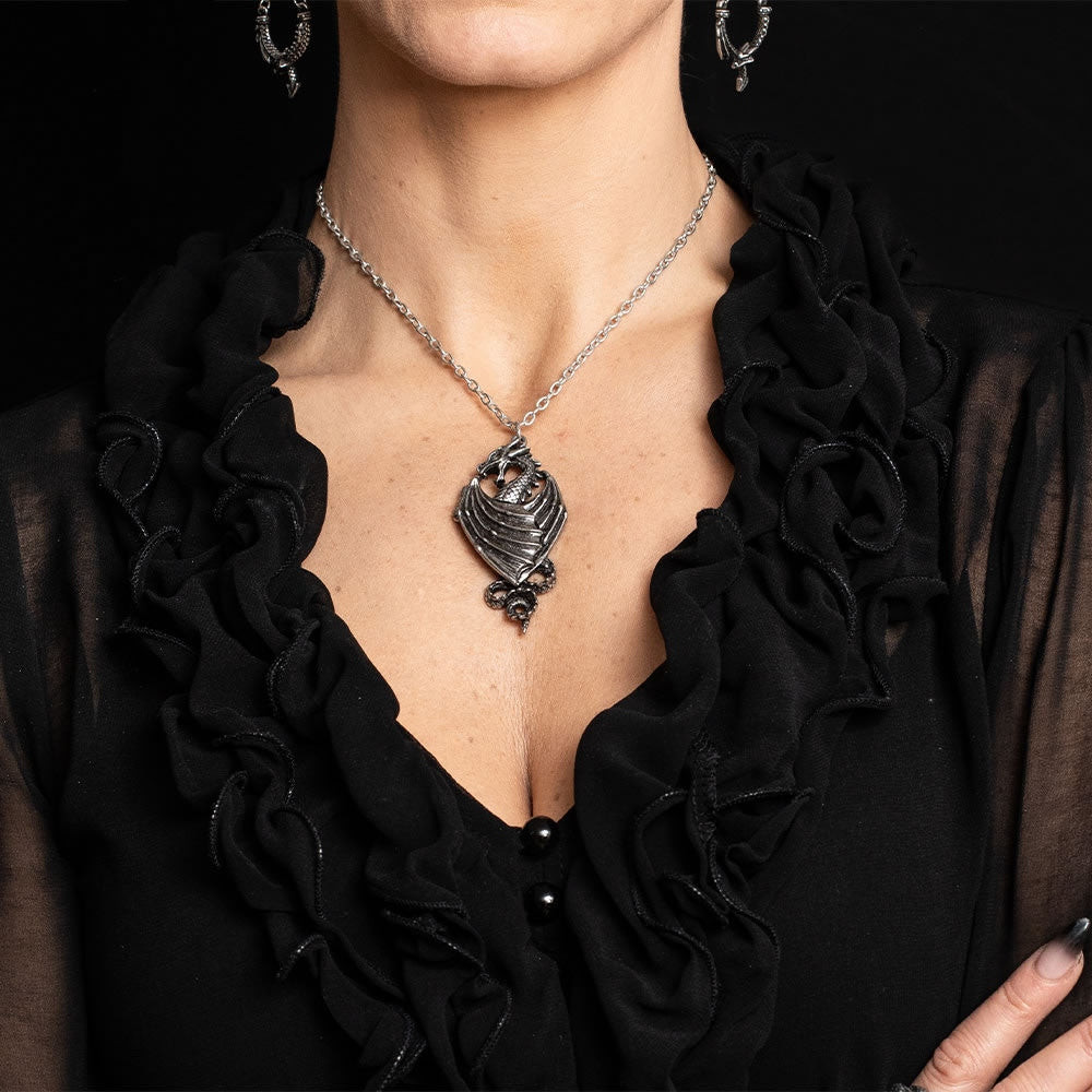 Alchemy Gothic Racla Dragonistii Dragon Photo Locket P1008