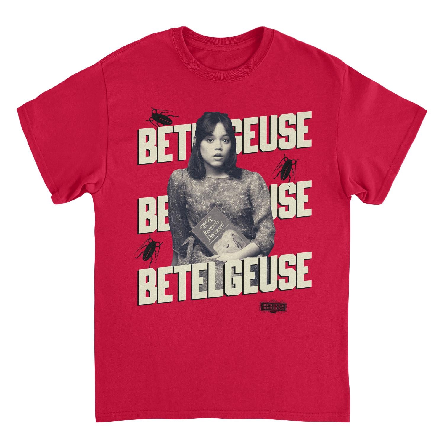 Beetlejuice Astrid Betelgeuse Repeat Red T-Shirt