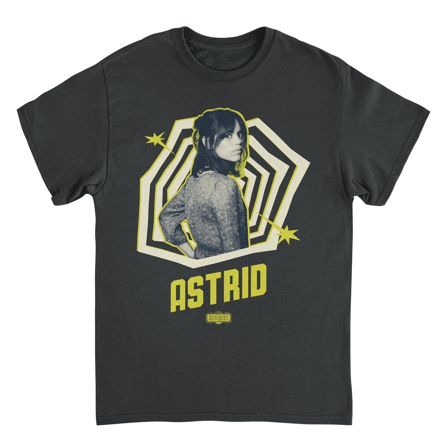 Beetlejuice Astrid Pose Green Black T-Shirt