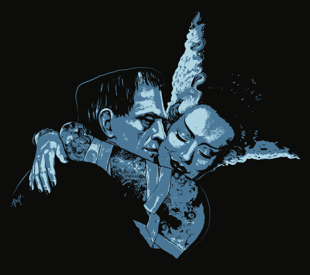 Lowbrow Art Undying Love V-Neck Tee