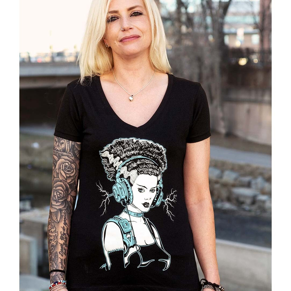 Lowbrow Art Teenage Bride Frankenbride Tee