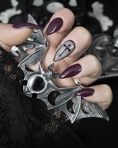 Alchemy Gothic Lunaeca Bat Necklace P922