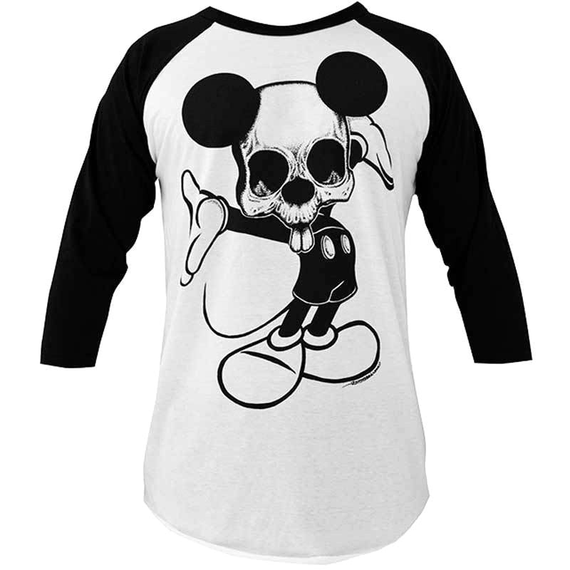 Lowbrow Art Ta Da Mickey Baseball Shirt