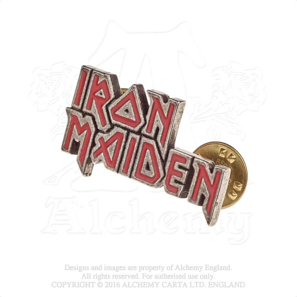 Alchemy Gothic Iron Maiden Licensed Band Logo Pin PC505