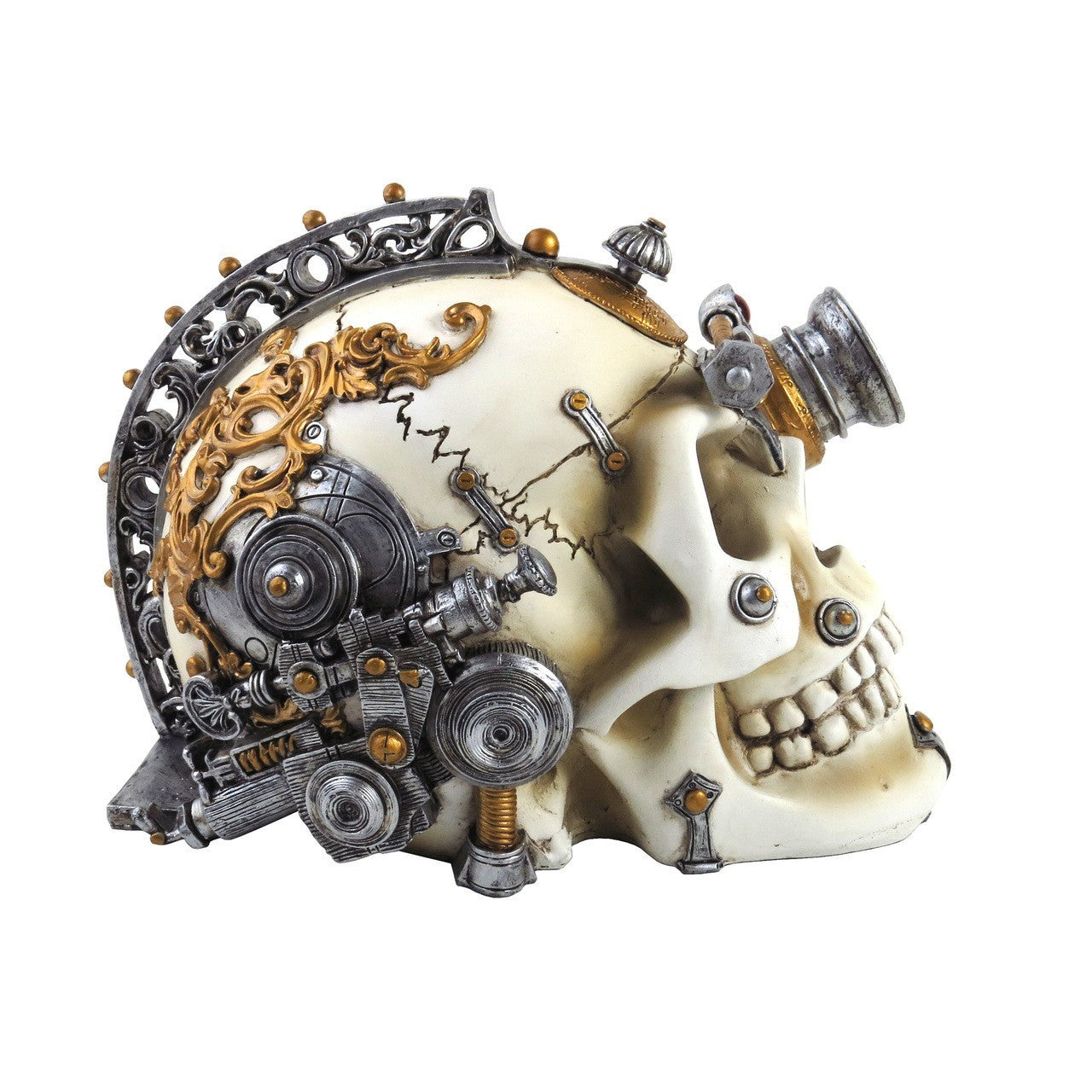 Alchemy Gothic Erasmus Darwin's Steam-Cerebrum Skull V4