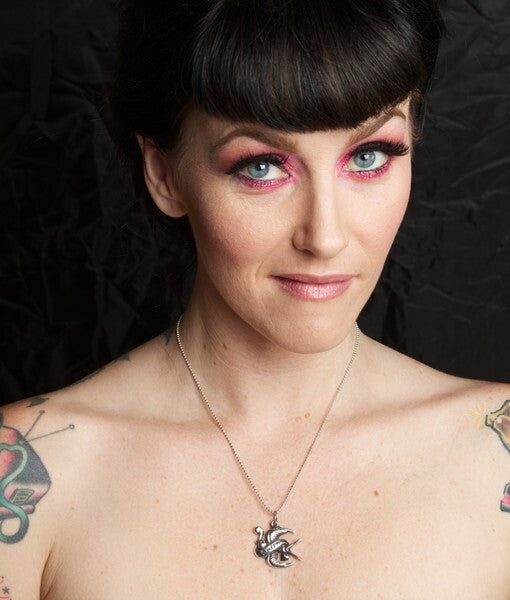 Femme Metale Sweet Swallow Fine Silver Pendant