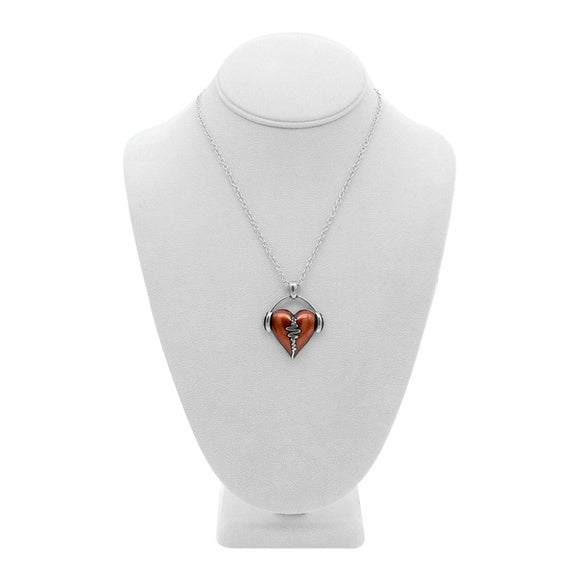 Controse Heartbeat Red Heart Headphones Pendant