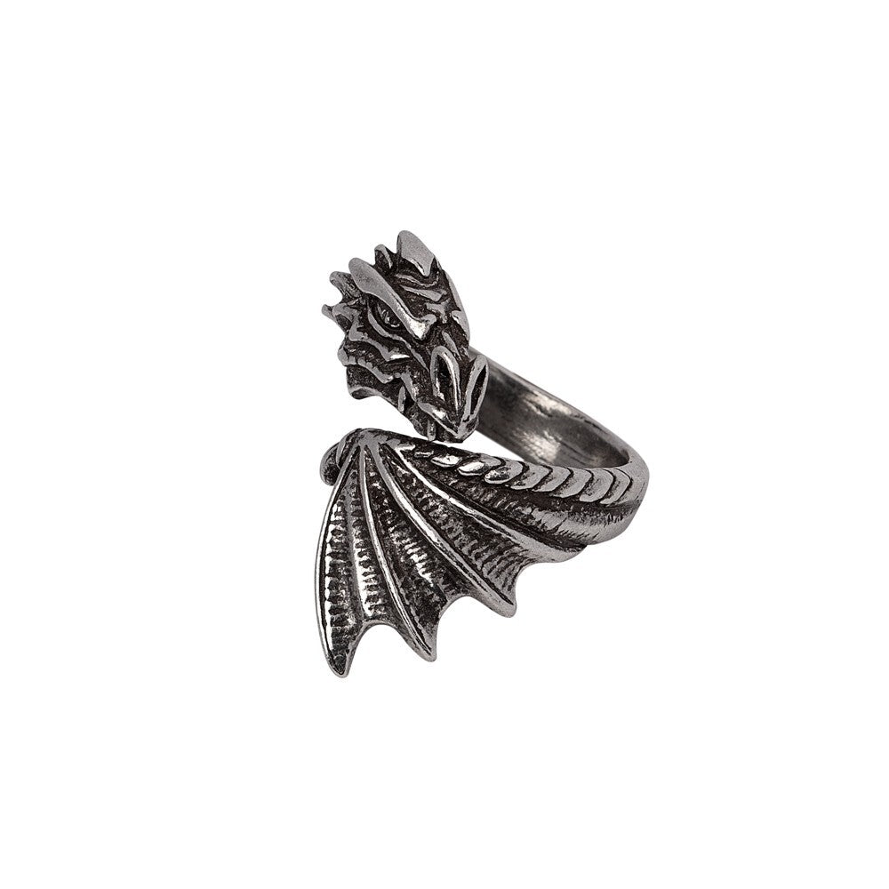 Alchemy Gothic The Awakening Dragon Wrap Ring R253