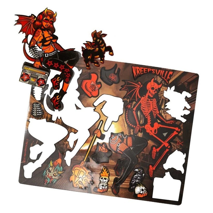 Kreepsville 666 Devil Dame Dress Up Magnet Set