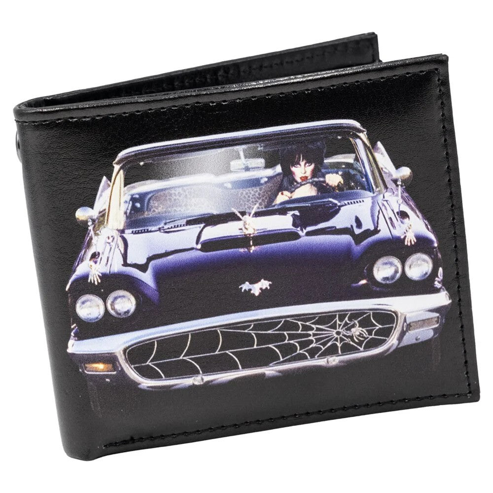 Kreepsville 666 Elvira Mobile Macabre Black Bifold Wallet