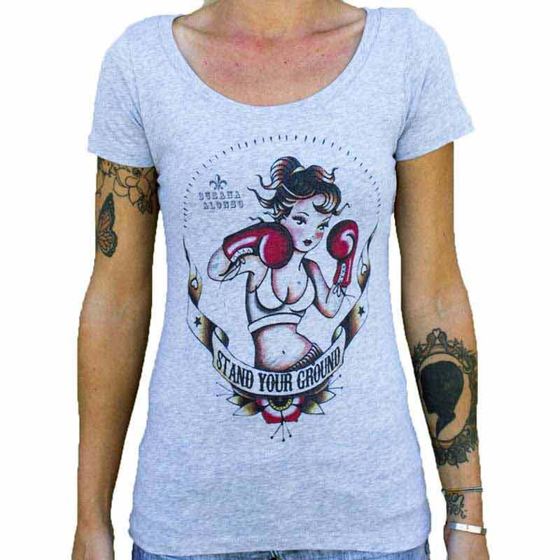 Black Market Art Stand Your Ground Heather Gray Tee