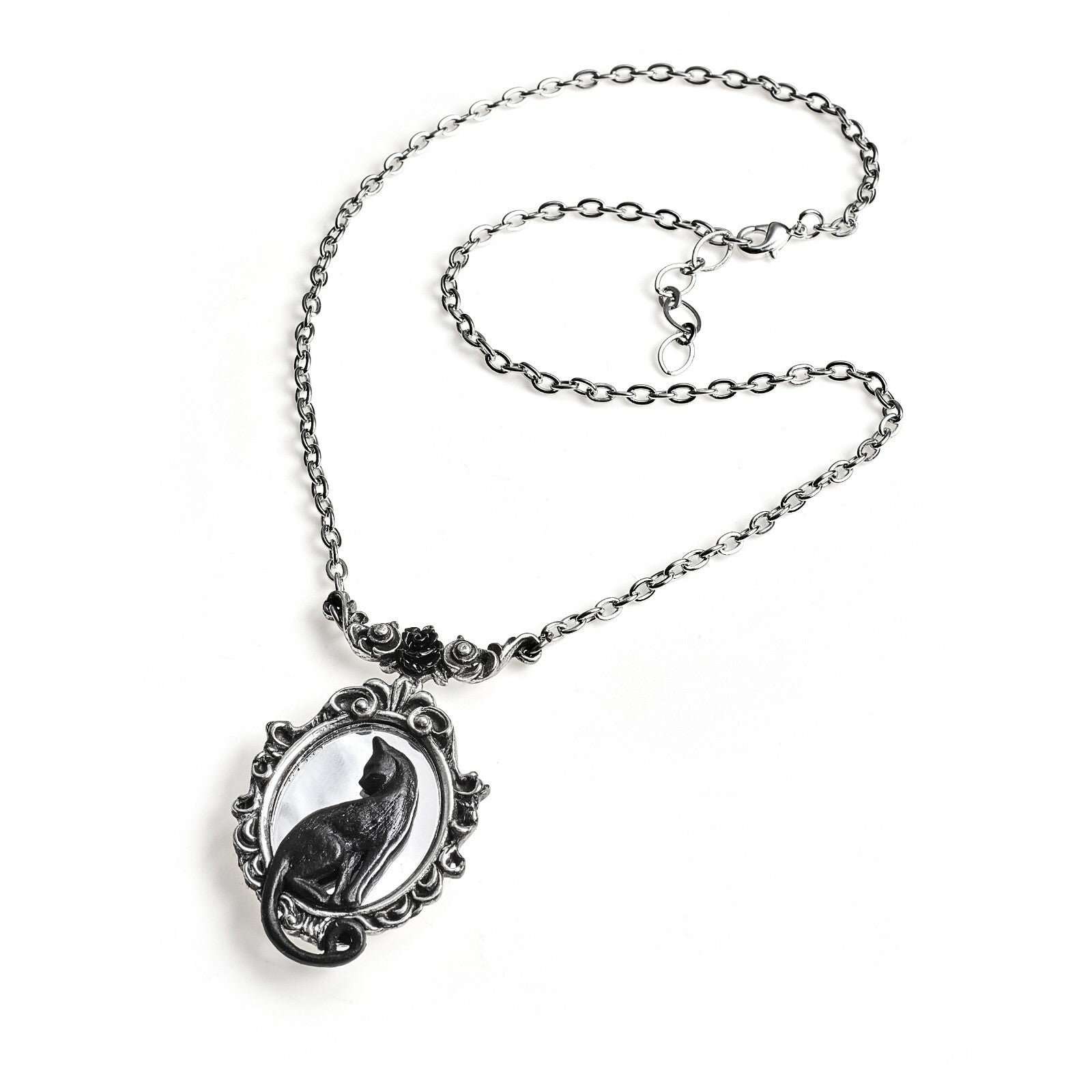 Alchemy Gothic Feline Felicity Cat Pendant P895