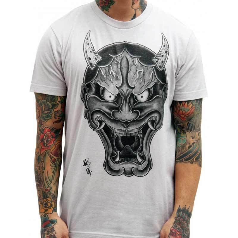 Black Market Art OG Hanya Hori Yo Oni Gray Tee