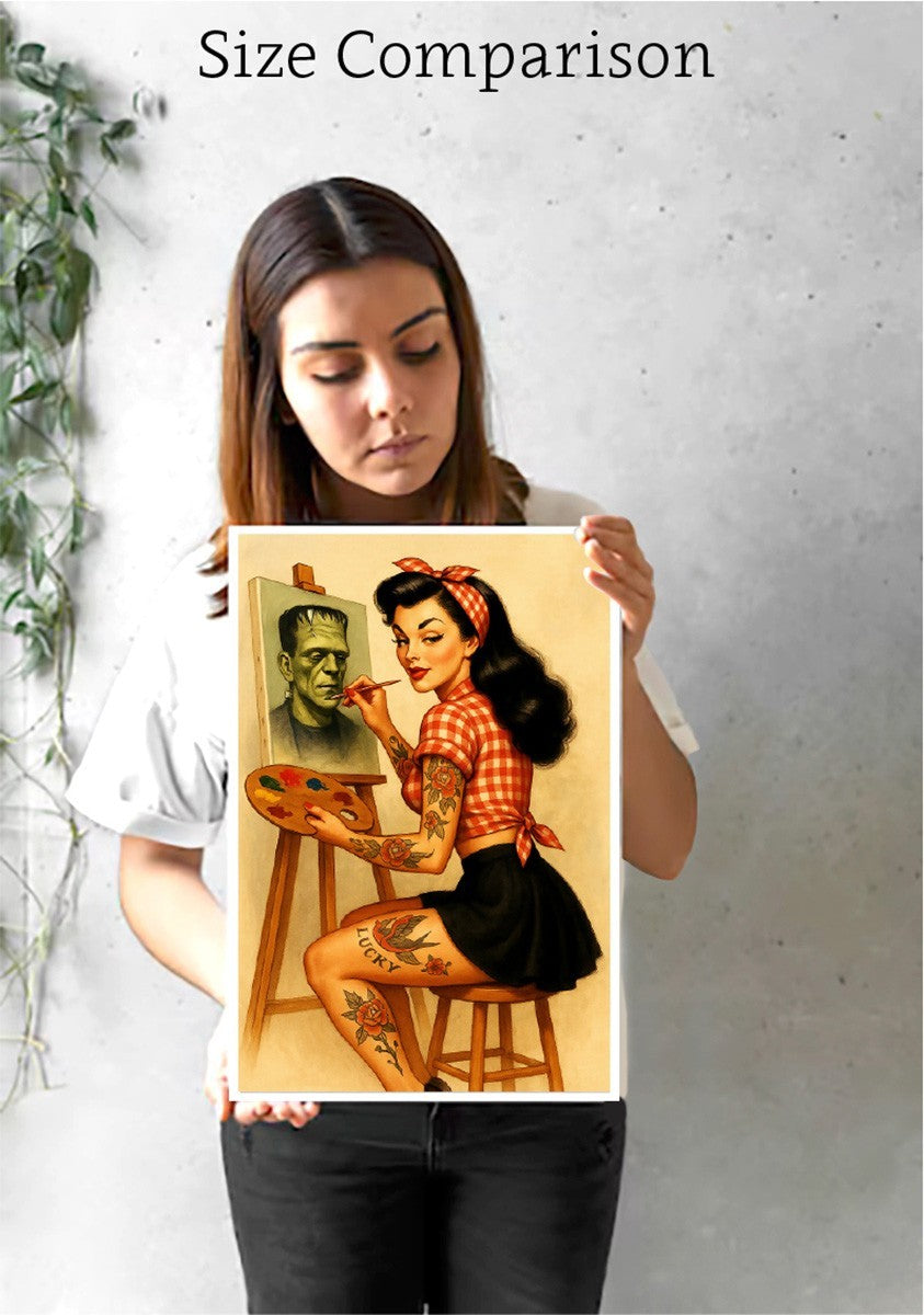 Black Market Painting Pin Up Fine Art Print