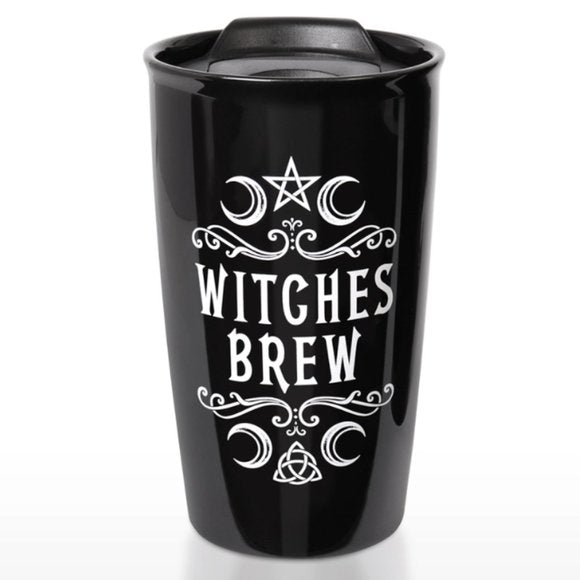 Alchemy Gothic Witches Brew Double Wall Travel Mug MRDWM1