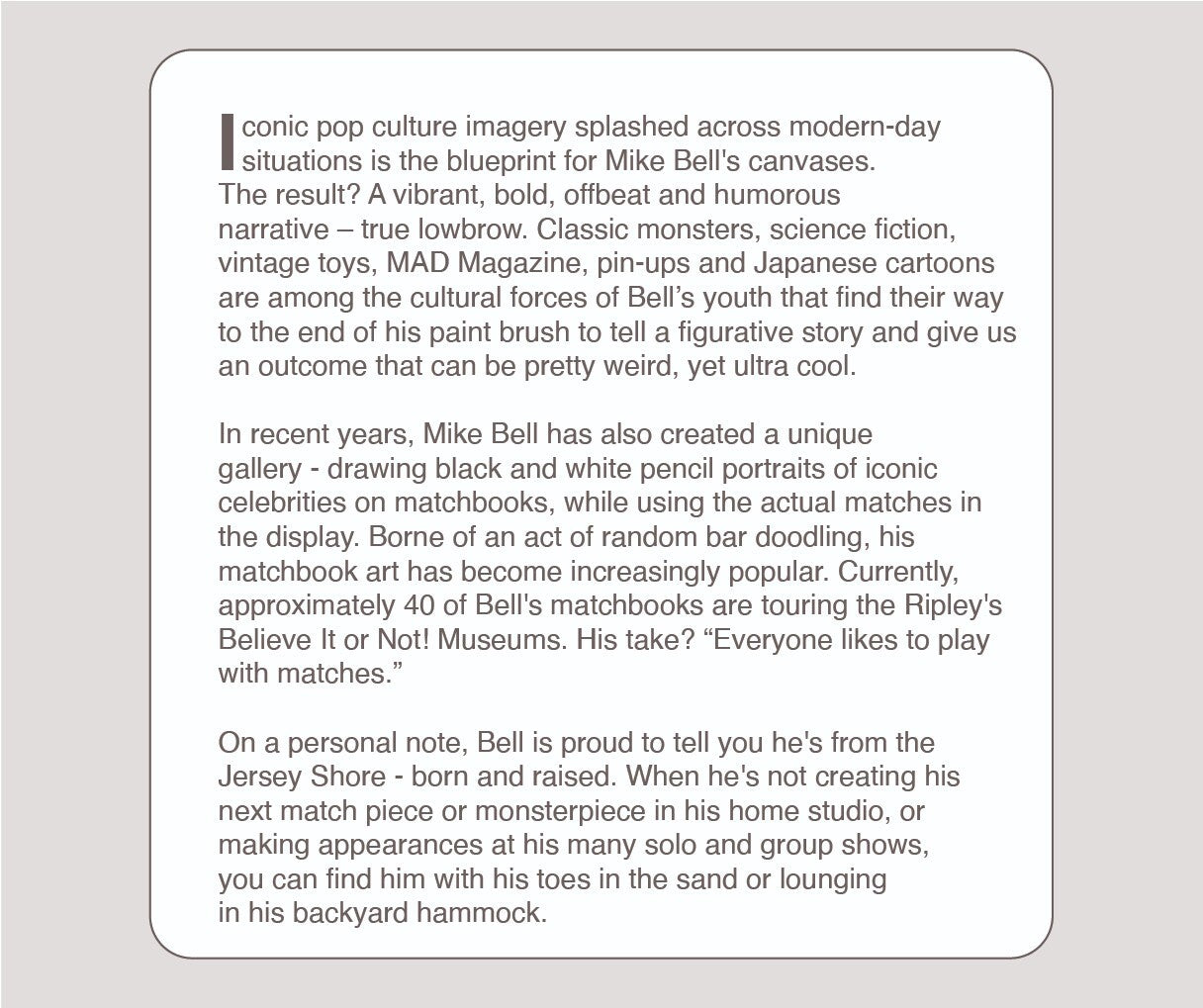 Lowbrow Art Star Man V-neck Bowie Tee