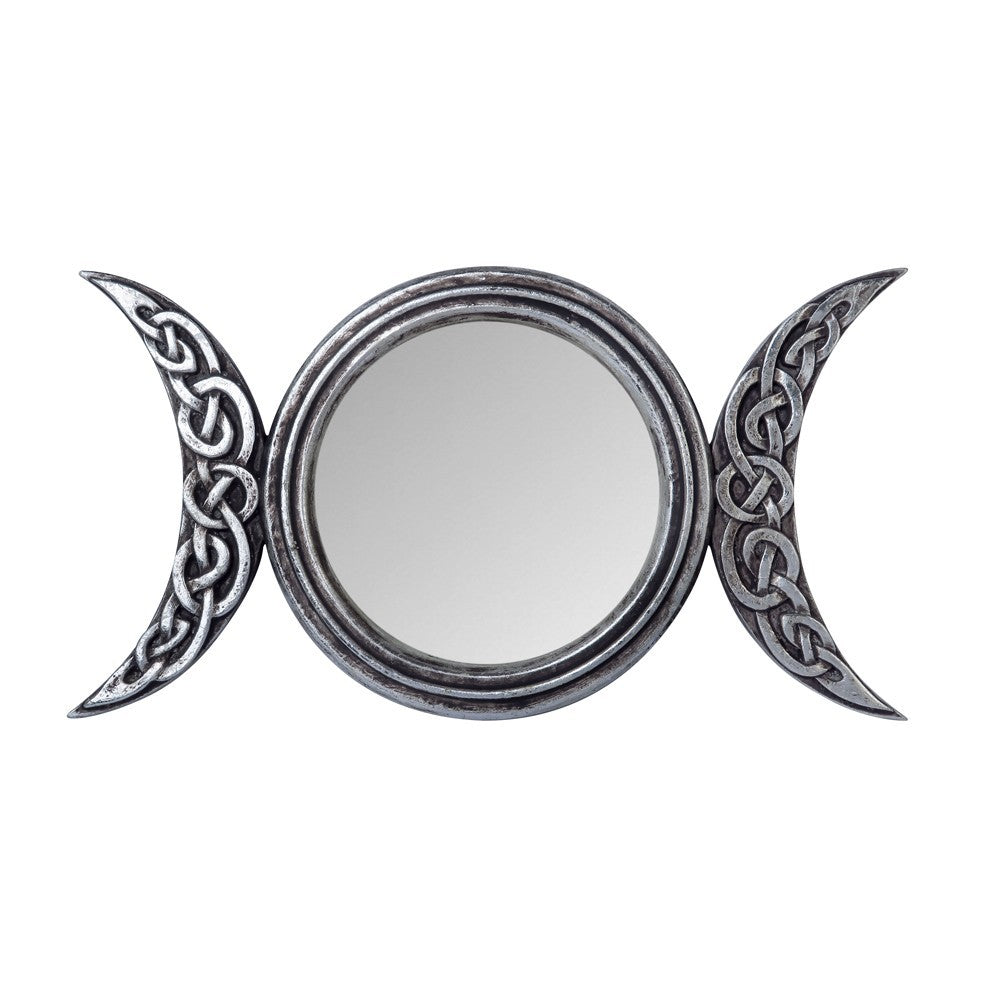 Alchemy Gothic Celtic Triple Moon Mirror V87