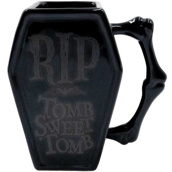 Kreepsville 666 RIP Tomb Black Coffin Mug