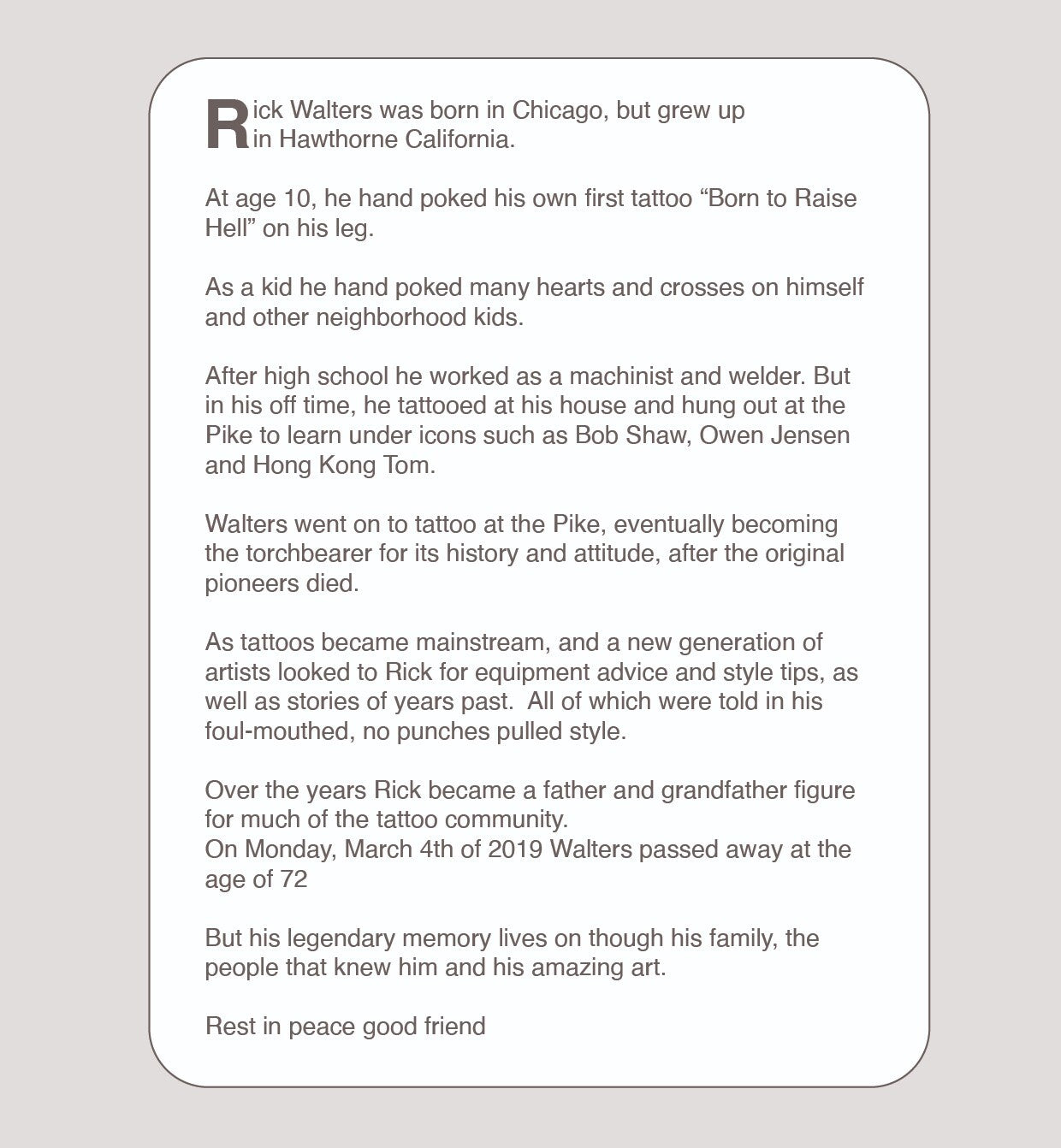 Black Market Art Rick Walters Hates You Black Tee