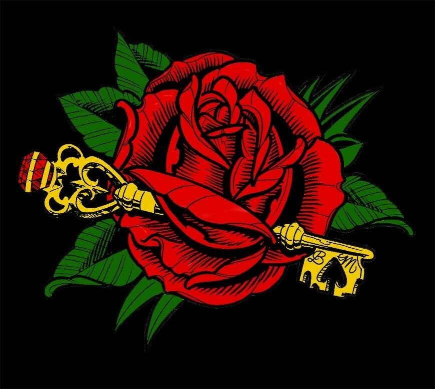 Black Market Art Ruby Rose Black V-neck Tee