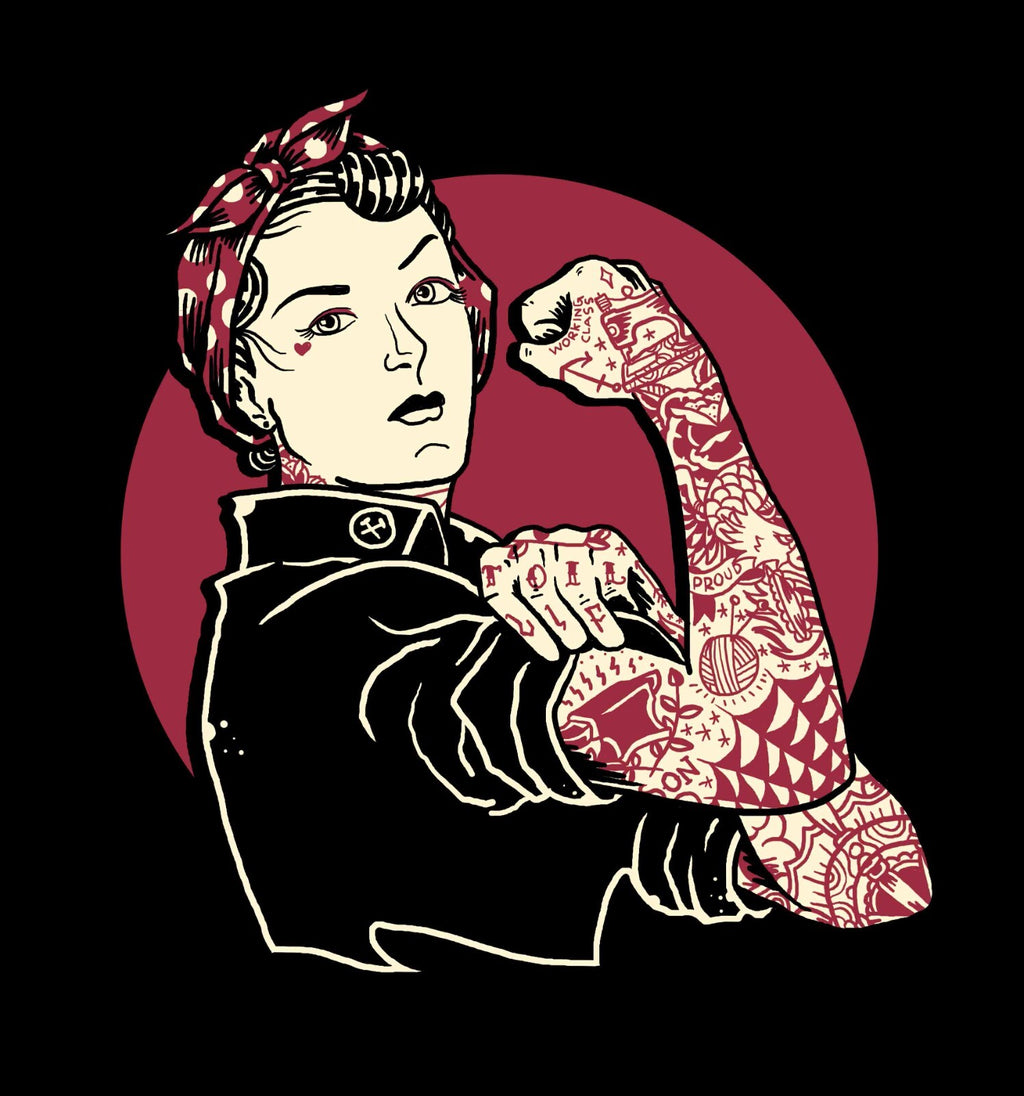 Black Market Art We Can Do It Zip Hoodie