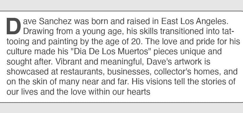 Black Market Art Rosie Chicana Skeleton Tee