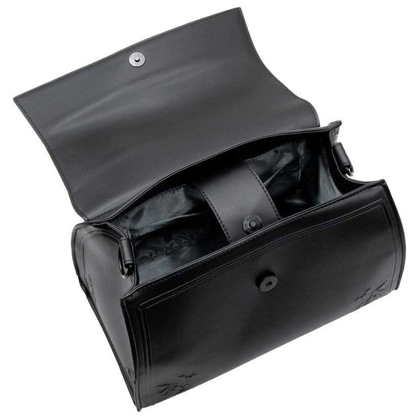 Kreepsville 666 RIP Bats Doctor's Bag Black Vegan Purse Handle or Shoulder