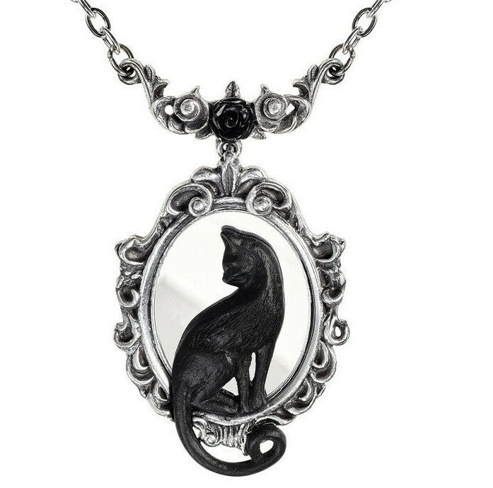 Alchemy Gothic Feline Felicity Cat Pendant P895