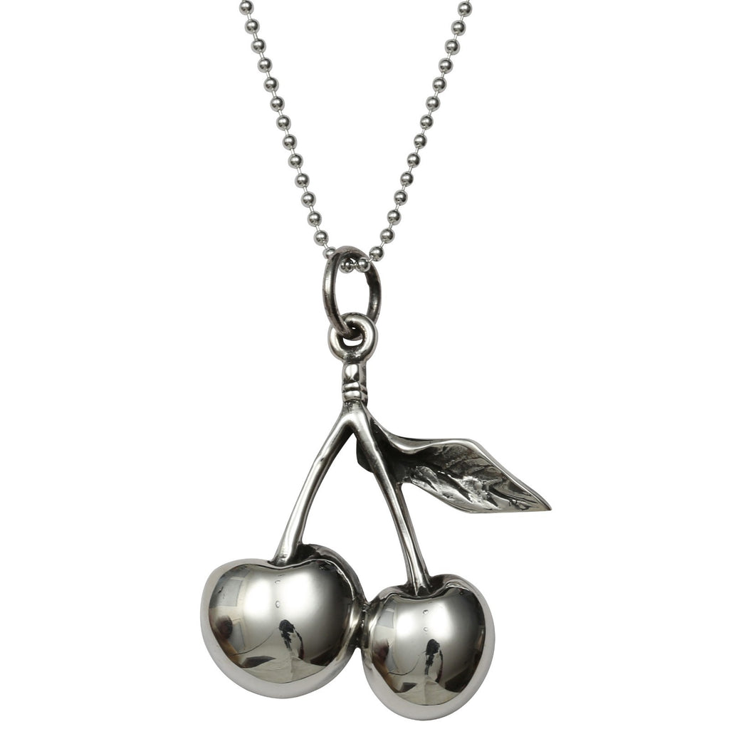 Femme Metale Sweet Cherries Sterling Silver Pendant
