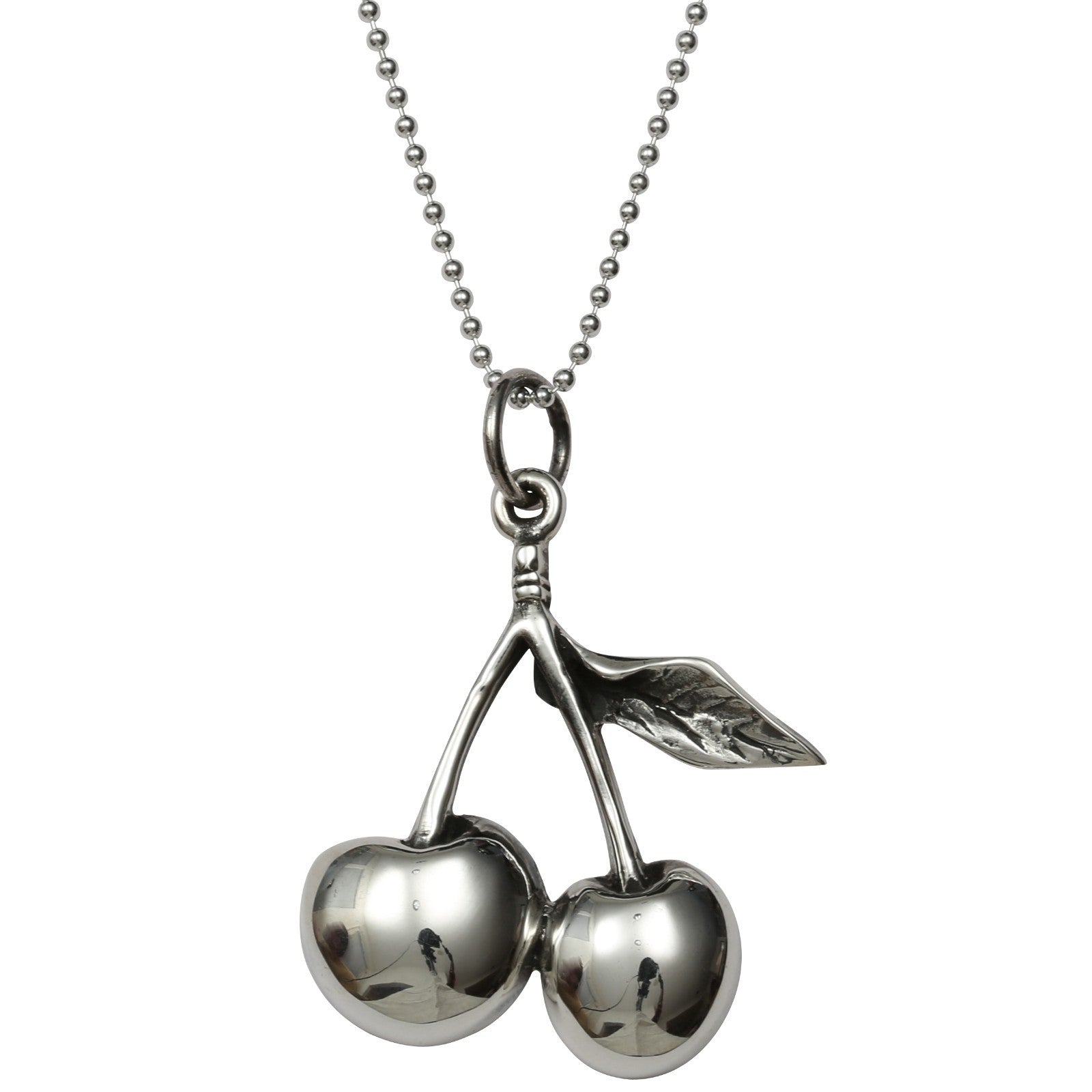 Femme Metale Sweet Cherries Sterling Silver Pendant