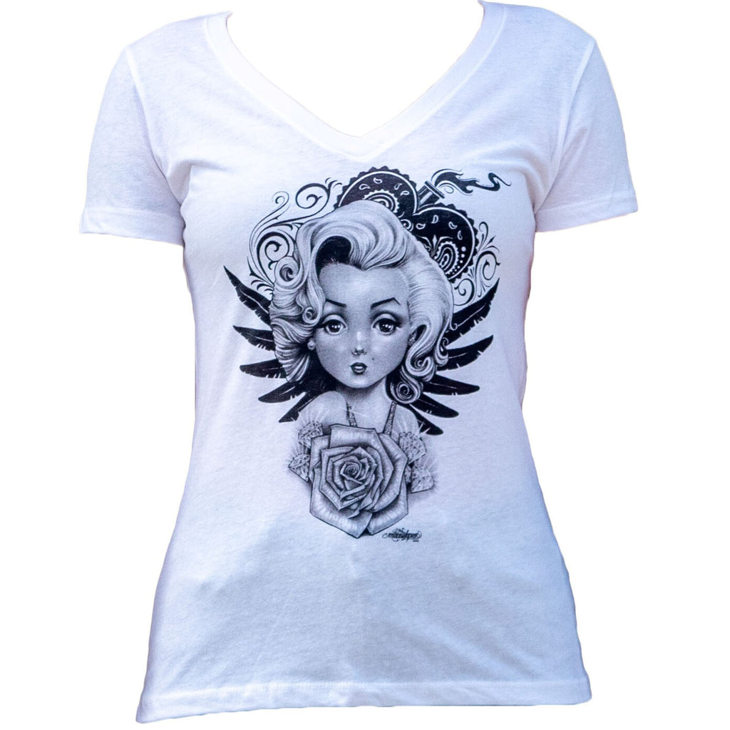 Black Market Art Lil Marilyn White Tee