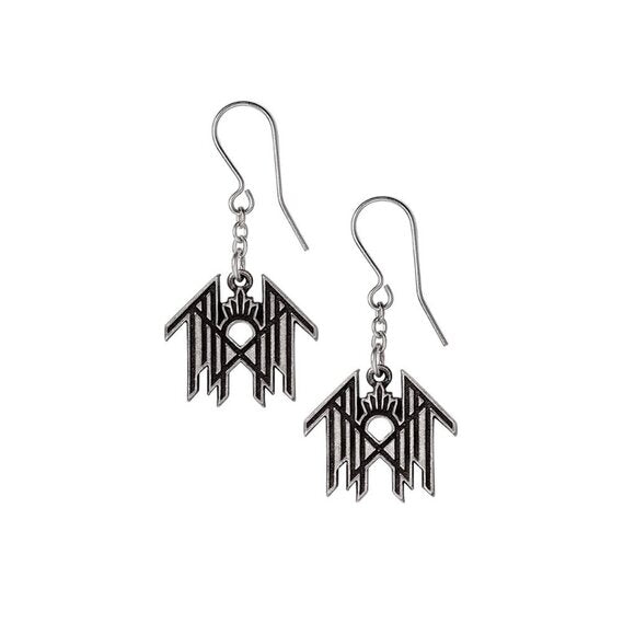 Alchemy Gothic Sleep Token Metal Band Hook Earrings PE20