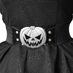 Kreepsville 666 Halloween Pumpkin Buckle Elastic Waist Belt