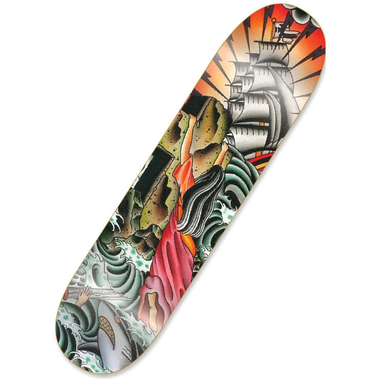 Black Market Art Tattoo Rock Ages Quality Nautical Skate Deck