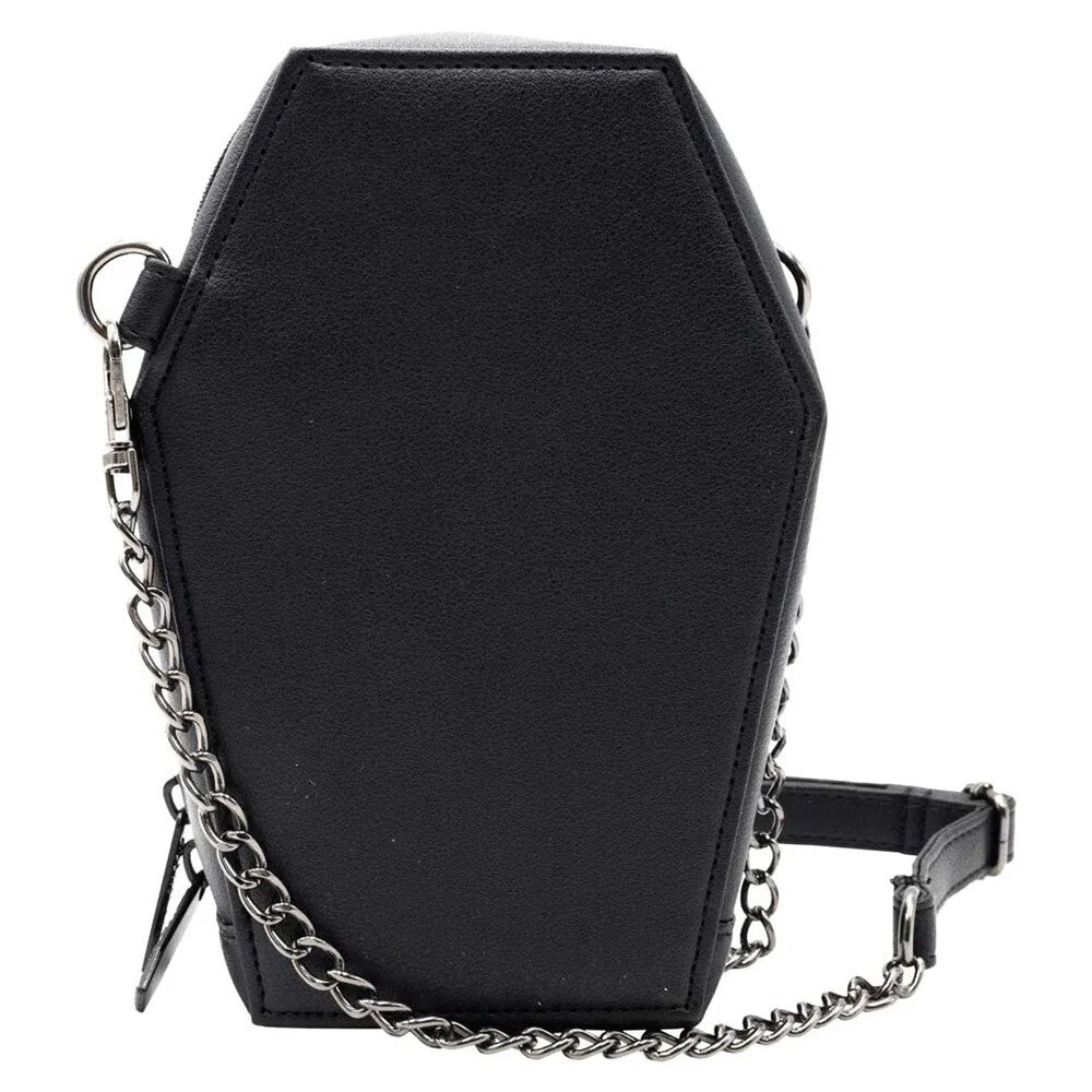 Kreepsville 666 Elvira Golden Coffin Mini Crossbody Purse Wristlet