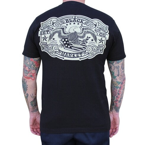 Black Market Art Proud Eagle Tattoo Tee