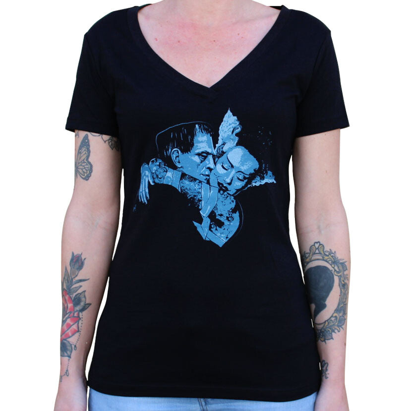 Lowbrow Art Undying Love V-Neck Tee