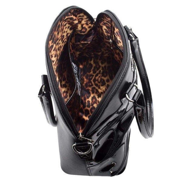 Kreepsville 666 Elvira Macabre Mobile Black Web Bowler Purse
