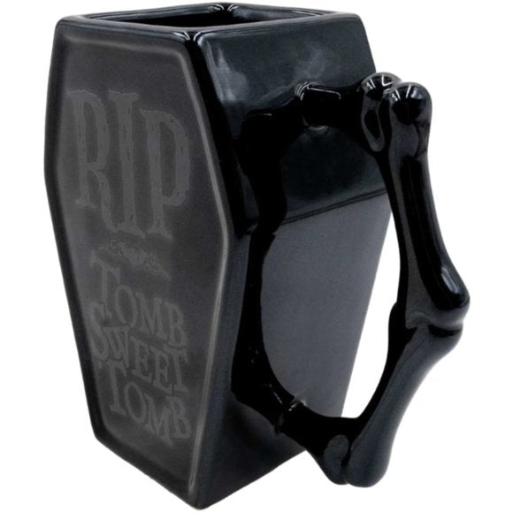 Kreepsville 666 RIP Tomb Black Coffin Mug