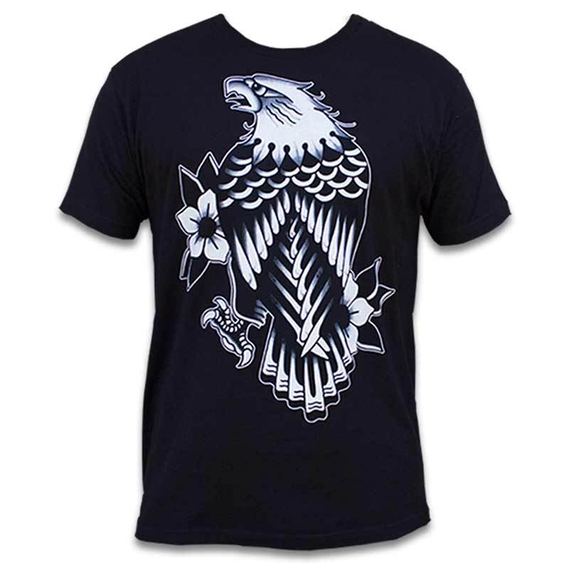 Black Market Art Eagle Rain Tattoo Tee