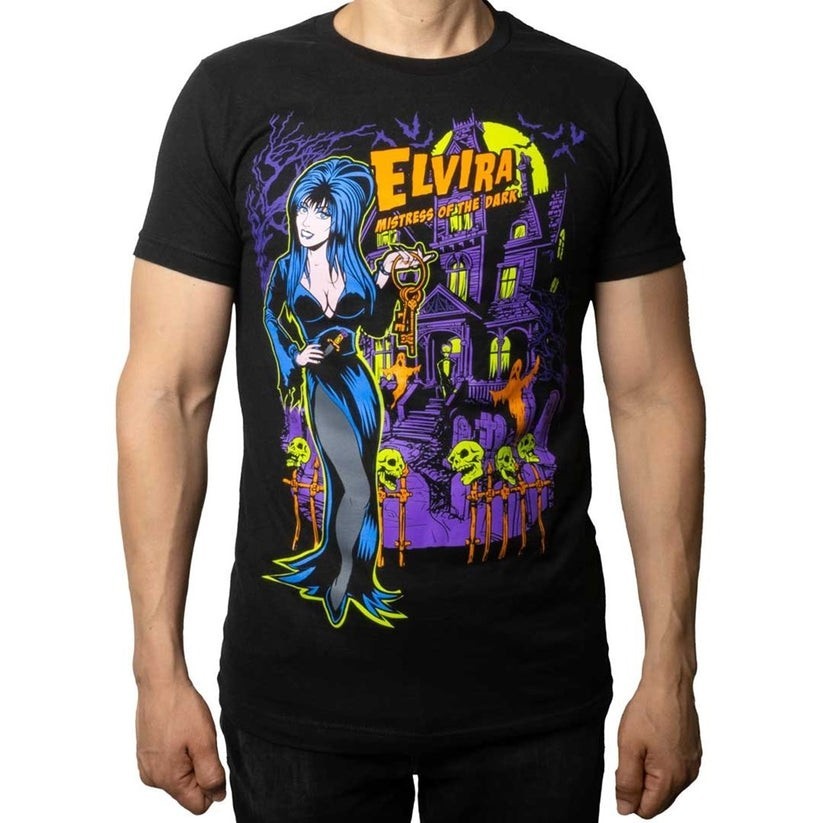 Kreepsville Elvira Haunted House Carnival Tee