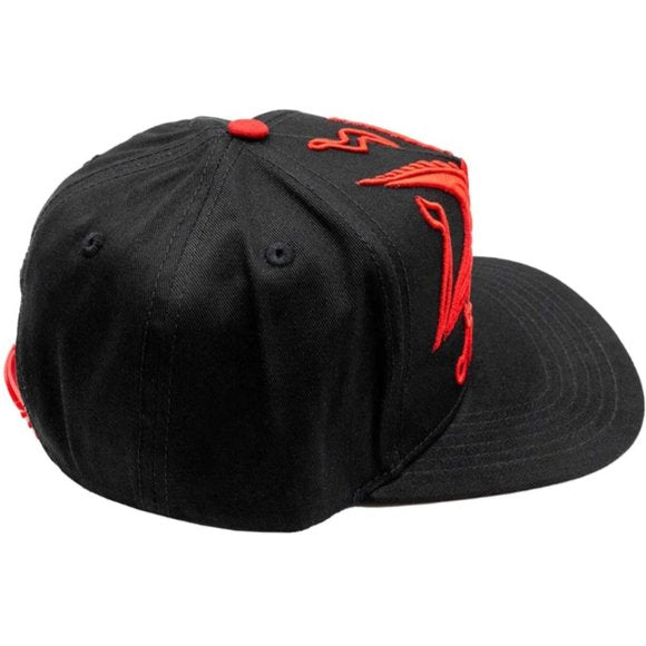 Kreepsville 666 Black Red Baphomet Snapback Cap