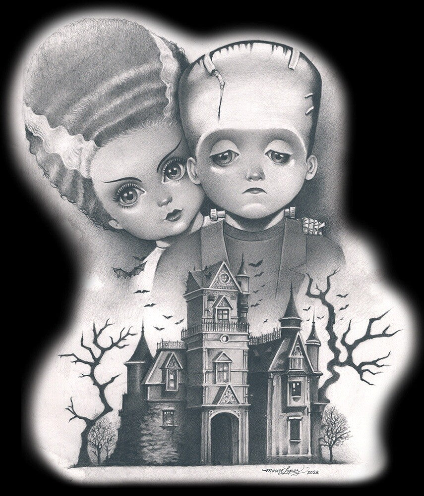 Black Market Art Lil Couple Young Frankenstein Tee